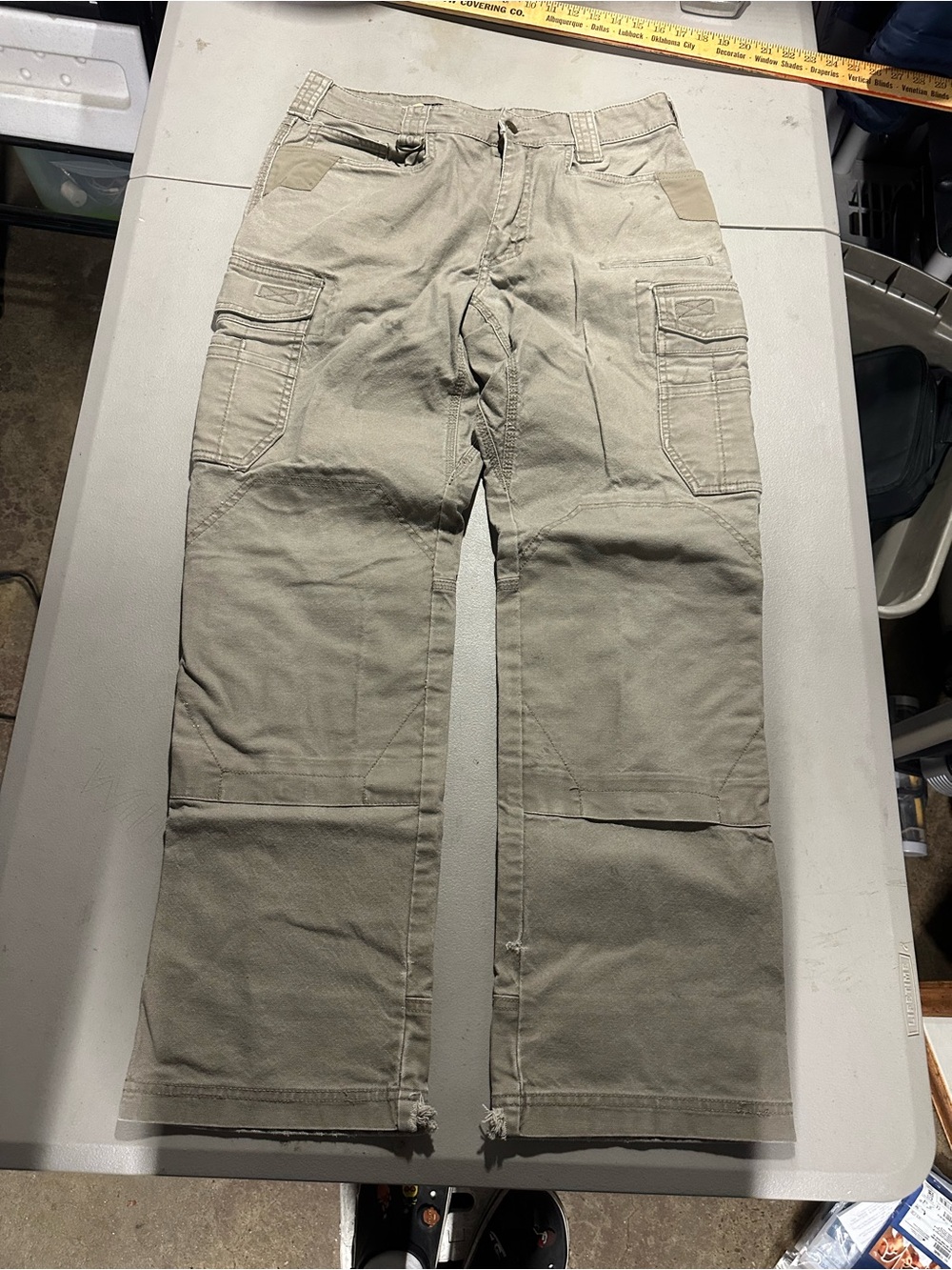 Noble Outfitters Hammer Drill Canvas Cargo Pants Men's 32x32 Khaki